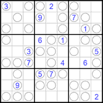 Судоку “Чет-нечет” 9х9 #120 средний