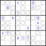 Судоку “Чет-нечет” 9х9 #121 средний