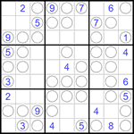 Судоку “Чет-нечет” 9х9 #122 средний