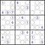 Судоку “Чет-нечет” 9х9 #105 трудный