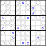 Судоку “Чет-нечет” 9х9 #111 трудный