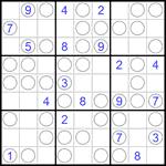 Судоку “Чет-нечет” 9х9 #112 трудный