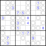 Судоку “Чет-нечет” 9х9 #114 трудный