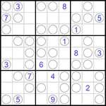 Судоку “Чет-нечет” 9х9 #116 трудный