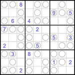 Судоку “Чет-нечет” 9х9 #117 трудный