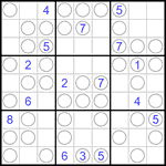 Судоку “Чет-нечет” 9х9 #97 трудный