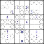 Судоку “Чет-нечет” 9х9 #108 очень трудный