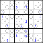 Судоку “Чет-нечет” 9х9 #112 очень трудный