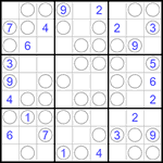 Судоку “Чет-нечет” 9х9 #115 очень трудный