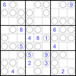 Судоку “Чет-нечет” 9х9 #92 очень трудный