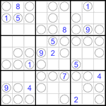 Судоку “Чет-нечет” 9х9 #94 очень трудный