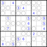 Судоку “Чет-нечет” 9х9 #99 очень трудный