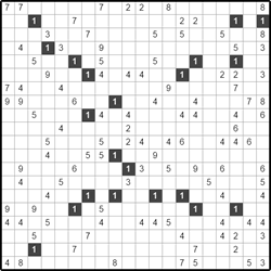 Филиппинский кроссворд #253 “Бабочка”