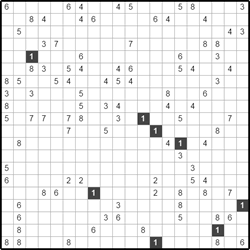 Филиппинский кроссворд #259 “Падение”