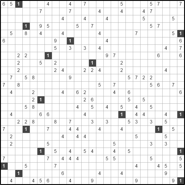 Филиппинский кроссворд #247 “Скрипачка”