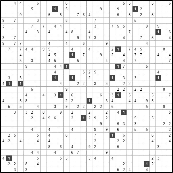 Филиппинский кроссворд #242 “Мишка”