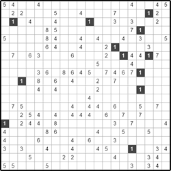 Филиппинский кроссворд #270 “Часы”