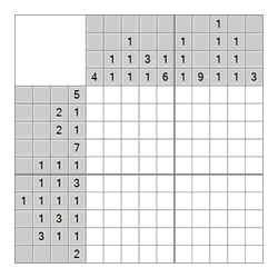 Японский кроссворд #381 “Велосипед”
