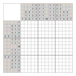 Японский кроссворд #394 “Мяч”