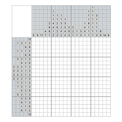 Японский кроссворд #378 “Часы”