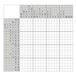 Японский кроссворд #411 “Привидение”