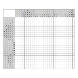 Японский кроссворд #408 “Лев”