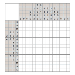 Японский кроссворд #424 “Смайлик”