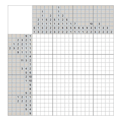 Японский кроссворд #427 “Лошадка”