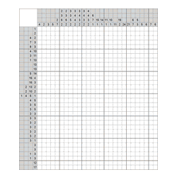 Японский кроссворд #444 “Пальма”