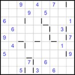 “Соседи” 9х9 #144 трудный