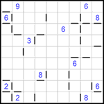 “Соседи” 9х9 #145 очень трудный