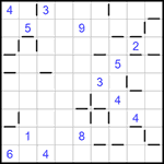 “Соседи” 9х9 #150 очень трудный