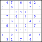 Судоку 9х9 #763 легкий