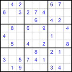 Судоку 9х9 #768 легкий