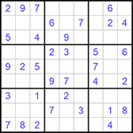 Судоку 9х9 #770 легкий
