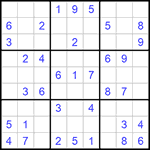 Судоку 9х9 #771 легкий