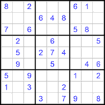 Судоку 9х9 #772 легкий