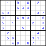 Судоку 9х9 #792 легкий