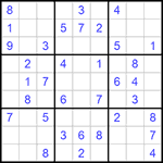 Судоку 9х9 #800 легкий