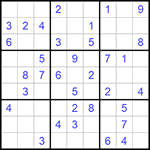 Судоку 9х9 #802 легкий