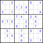 Судоку 9х9 #805 легкий