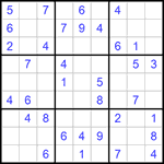 Судоку 9х9 #806 легкий