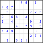 Судоку 9х9 #810 легкий