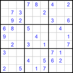Судоку 9х9 #811 легкий
