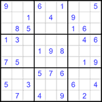 Судоку 9х9 #812 легкий