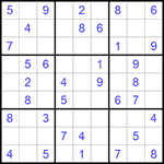Судоку 9х9 #815 легкий