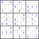 Судоку 9х9 #816 легкий