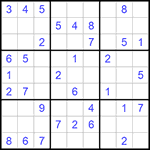 Судоку 9х9 #821 легкий