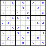 Судоку 9х9 #823 легкий