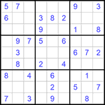 Судоку 9х9 #824 легкий